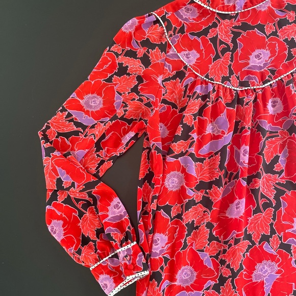 Who What Wear Floral Blouse - Picture 2 of 7